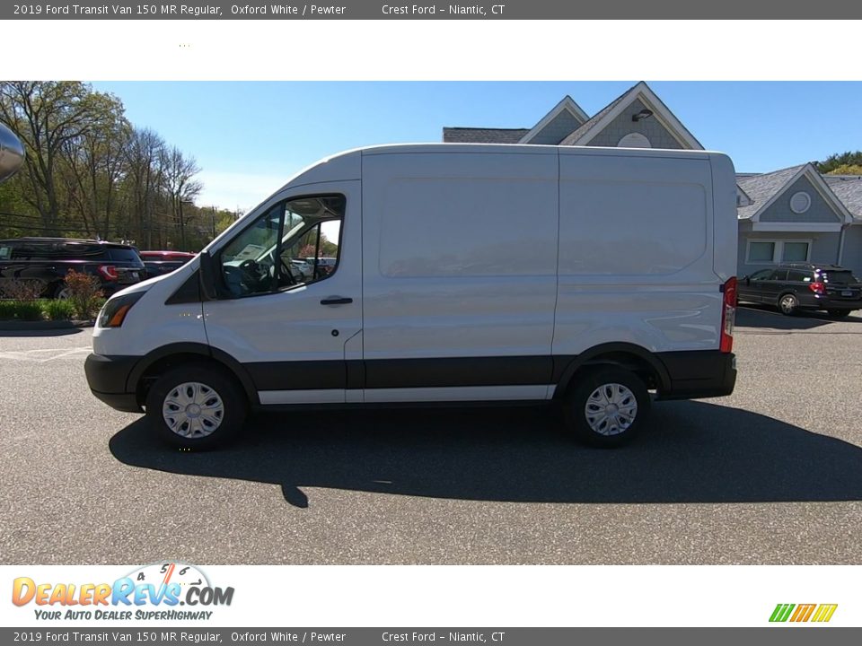 2019 Ford Transit Van 150 MR Regular Oxford White / Pewter Photo #4