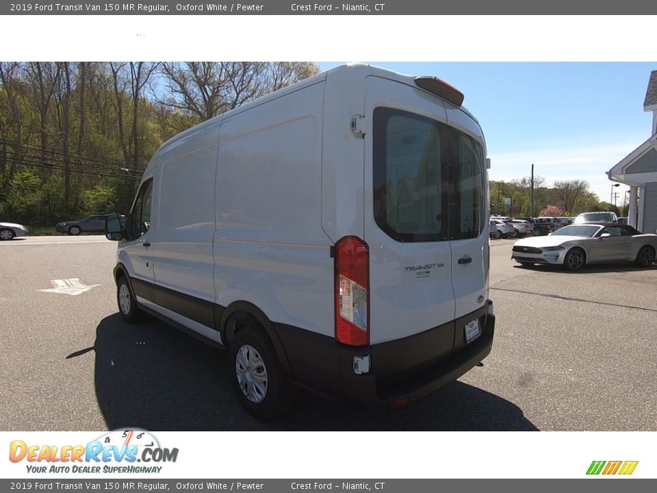 2019 Ford Transit Van 150 MR Regular Oxford White / Pewter Photo #5