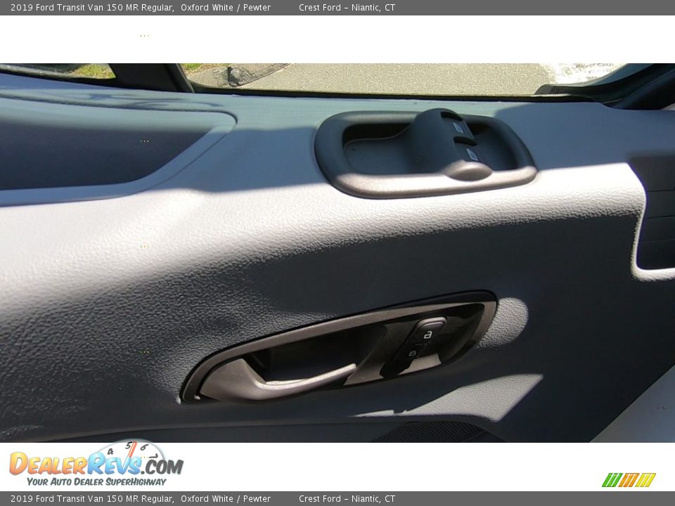 2019 Ford Transit Van 150 MR Regular Oxford White / Pewter Photo #12