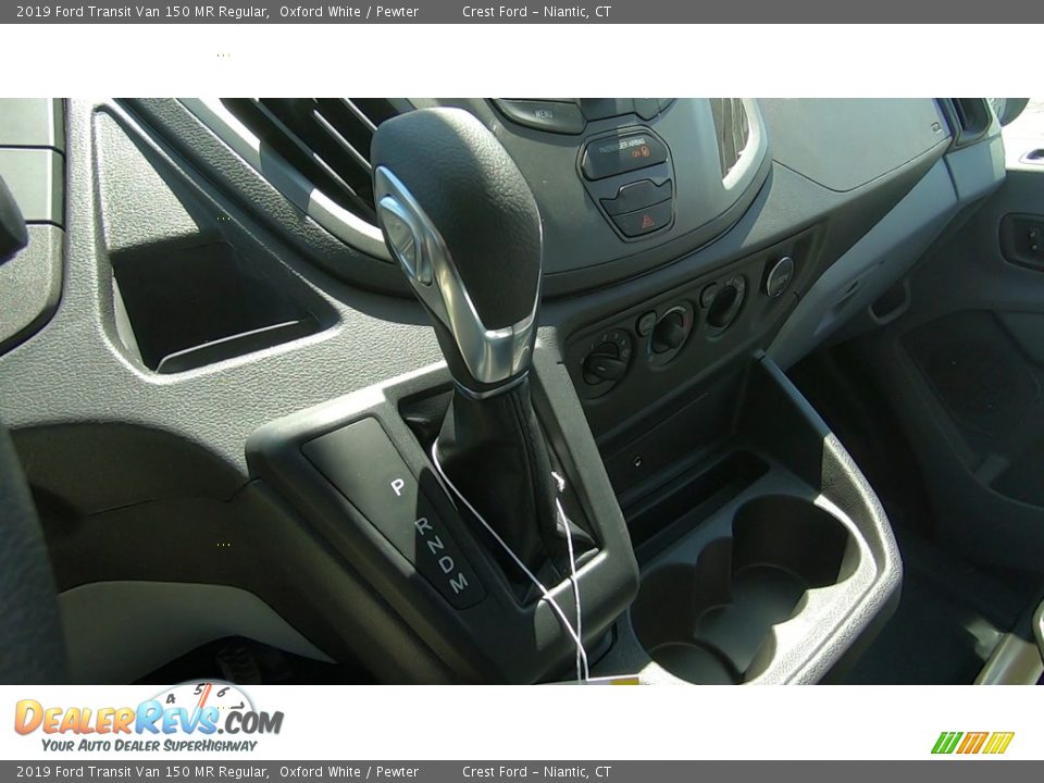 2019 Ford Transit Van 150 MR Regular Oxford White / Pewter Photo #16