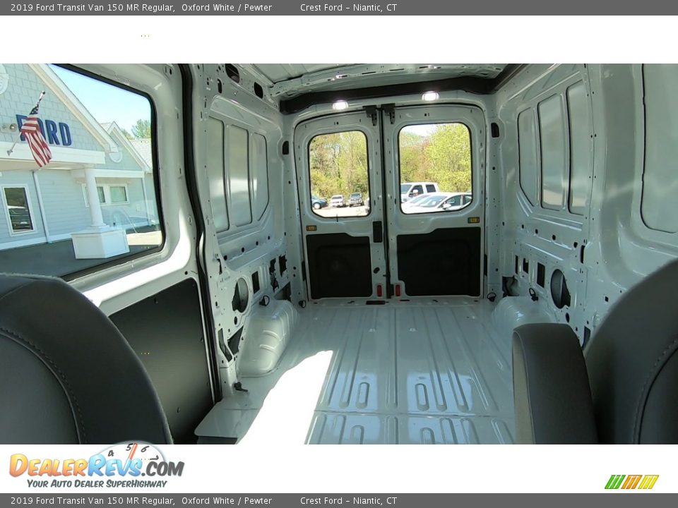 2019 Ford Transit Van 150 MR Regular Oxford White / Pewter Photo #17
