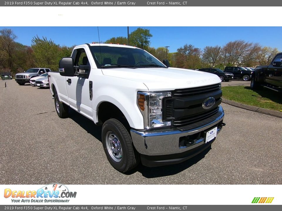 2019 Ford F350 Super Duty XL Regular Cab 4x4 Oxford White / Earth Gray Photo #1