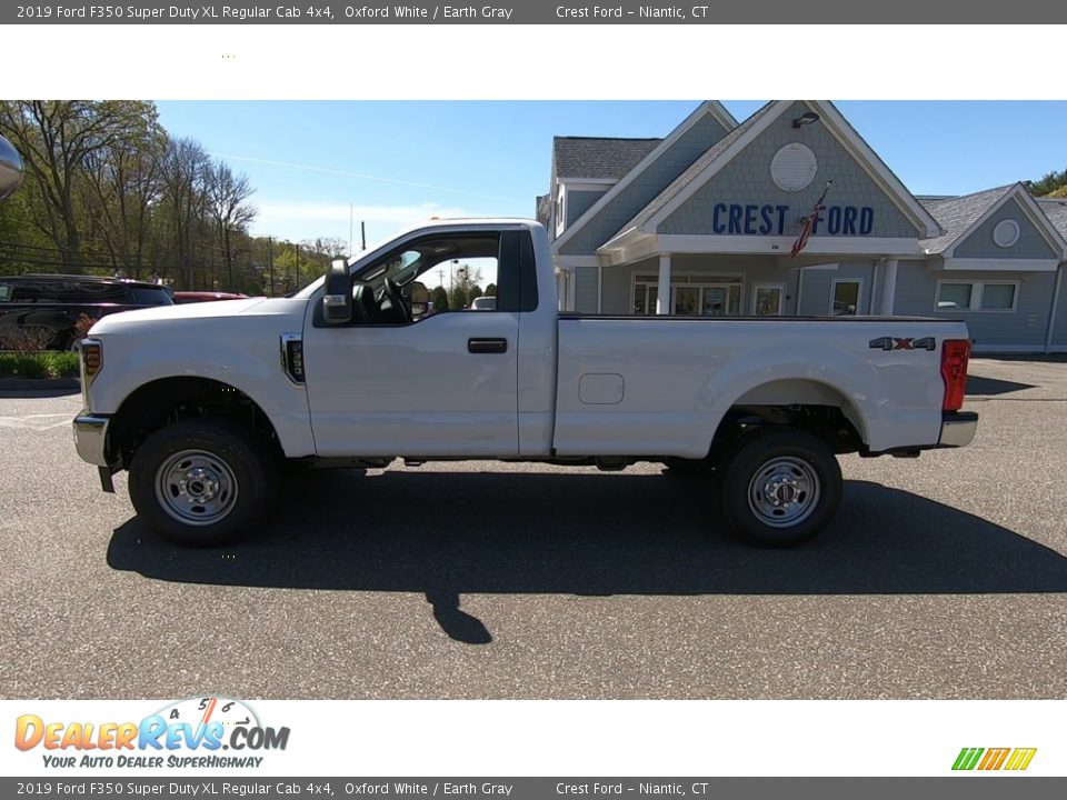 2019 Ford F350 Super Duty XL Regular Cab 4x4 Oxford White / Earth Gray Photo #4