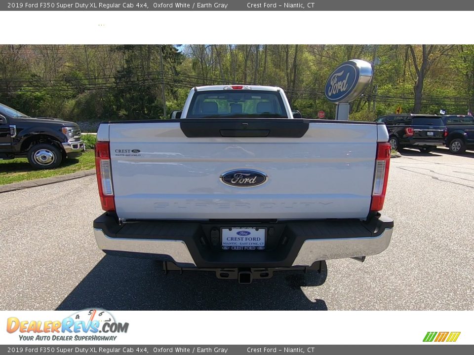 2019 Ford F350 Super Duty XL Regular Cab 4x4 Oxford White / Earth Gray Photo #6