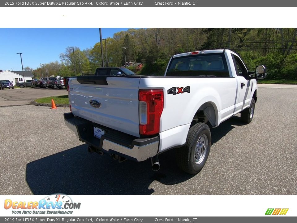 2019 Ford F350 Super Duty XL Regular Cab 4x4 Oxford White / Earth Gray Photo #7