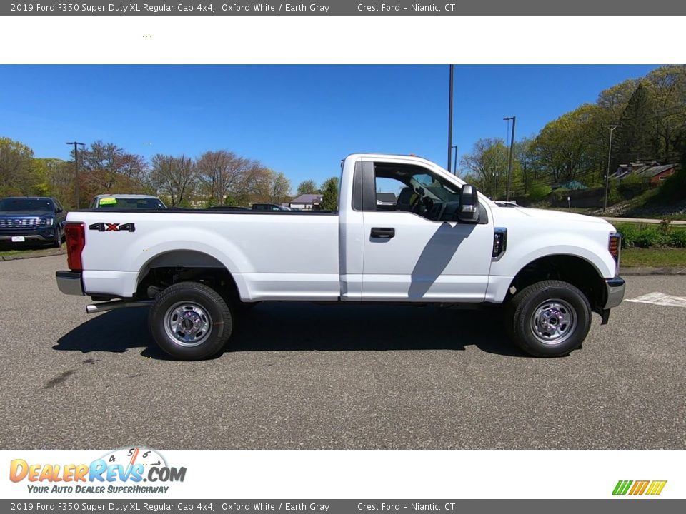 2019 Ford F350 Super Duty XL Regular Cab 4x4 Oxford White / Earth Gray Photo #8