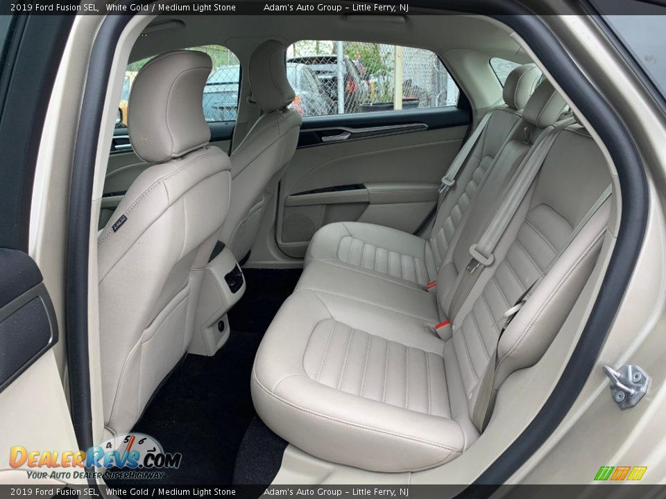 Rear Seat of 2019 Ford Fusion SEL Photo #25
