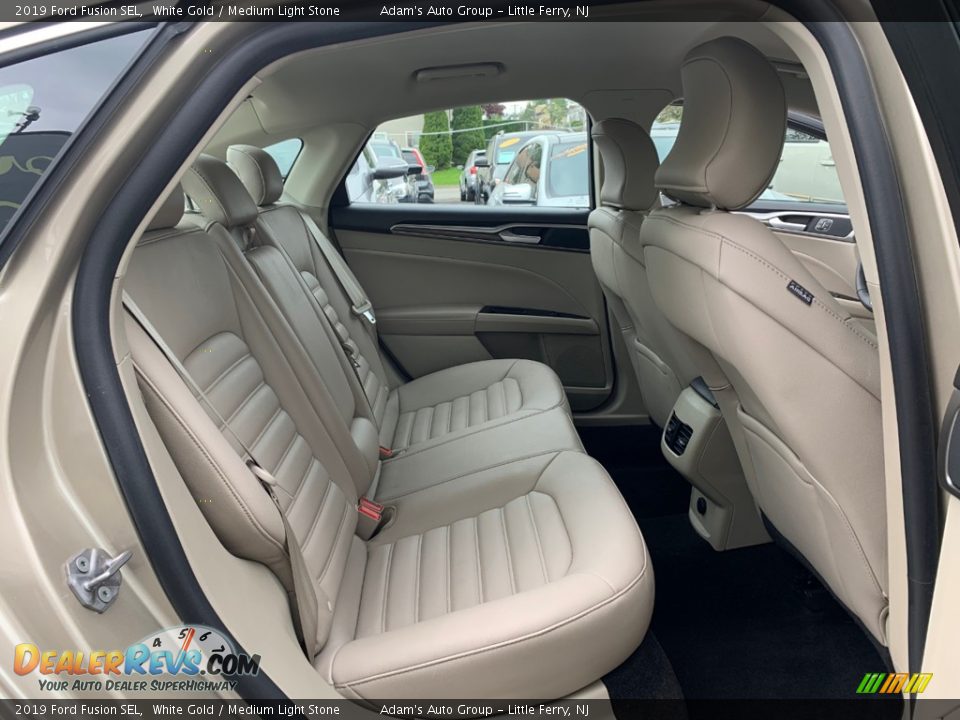 Rear Seat of 2019 Ford Fusion SEL Photo #28