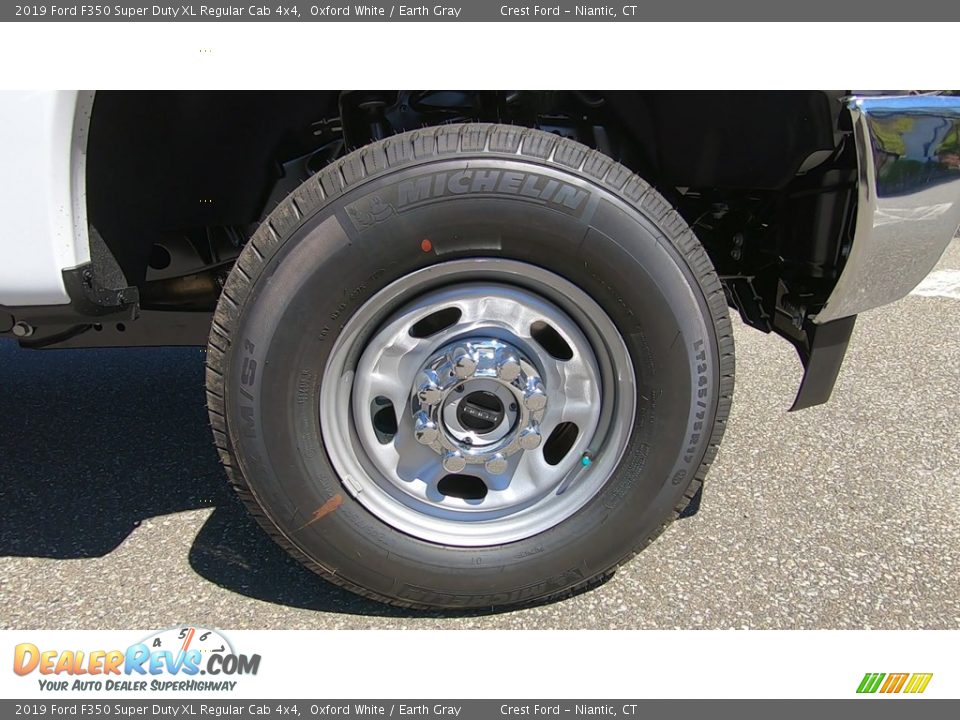 2019 Ford F350 Super Duty XL Regular Cab 4x4 Oxford White / Earth Gray Photo #23