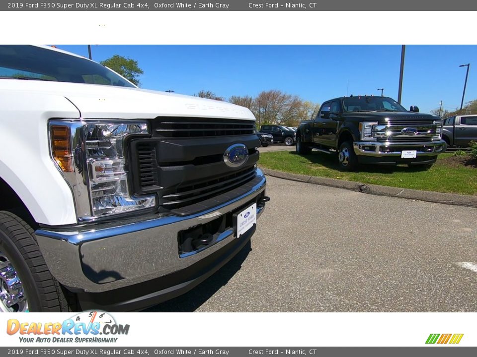 2019 Ford F350 Super Duty XL Regular Cab 4x4 Oxford White / Earth Gray Photo #24