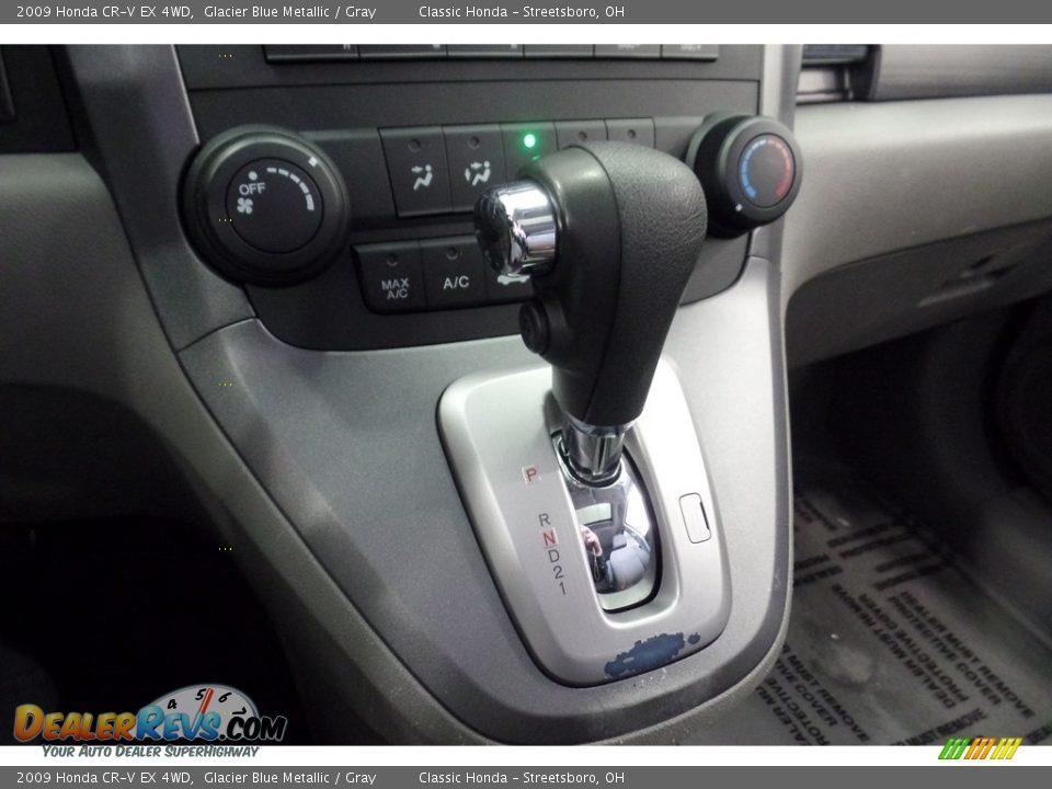 2009 Honda CR-V EX 4WD Glacier Blue Metallic / Gray Photo #28