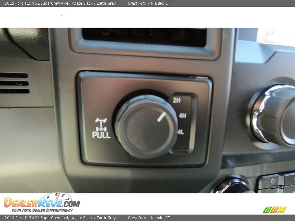 2019 Ford F150 XL SuperCrew 4x4 Agate Black / Earth Gray Photo #16