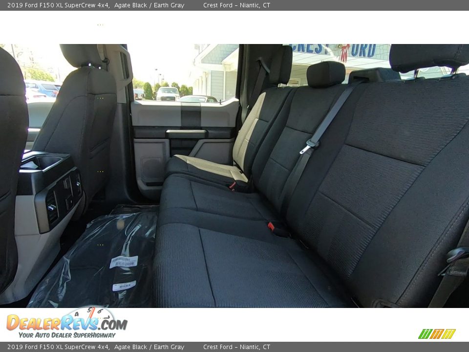 2019 Ford F150 XL SuperCrew 4x4 Agate Black / Earth Gray Photo #17