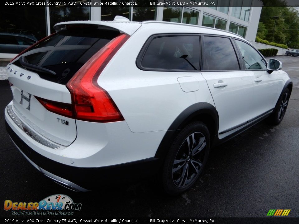2019 Volvo V90 Cross Country T5 AWD Crystal White Metallic / Charcoal Photo #2