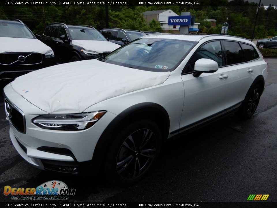 2019 Volvo V90 Cross Country T5 AWD Crystal White Metallic / Charcoal Photo #5