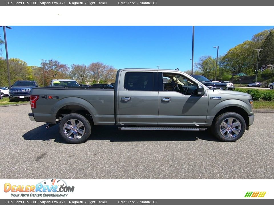 2019 Ford F150 XLT SuperCrew 4x4 Magnetic / Light Camel Photo #8
