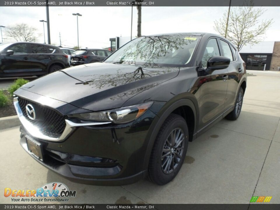 2019 Mazda CX-5 Sport AWD Jet Black Mica / Black Photo #3