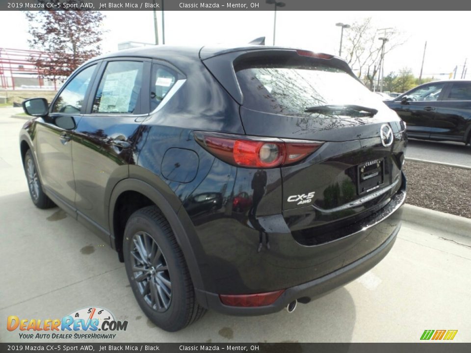 2019 Mazda CX-5 Sport AWD Jet Black Mica / Black Photo #5