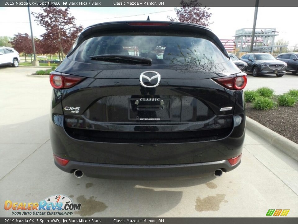 2019 Mazda CX-5 Sport AWD Jet Black Mica / Black Photo #6