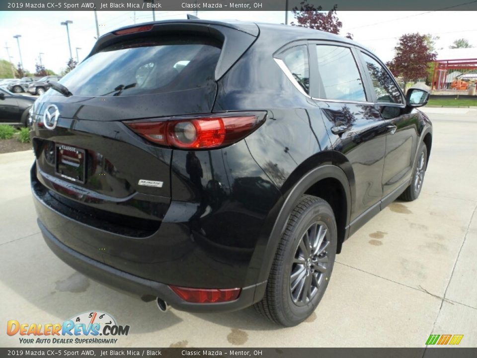 2019 Mazda CX-5 Sport AWD Jet Black Mica / Black Photo #7