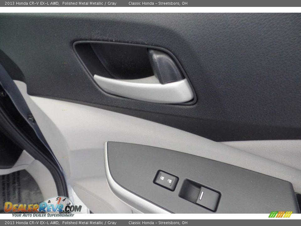2013 Honda CR-V EX-L AWD Polished Metal Metallic / Gray Photo #20