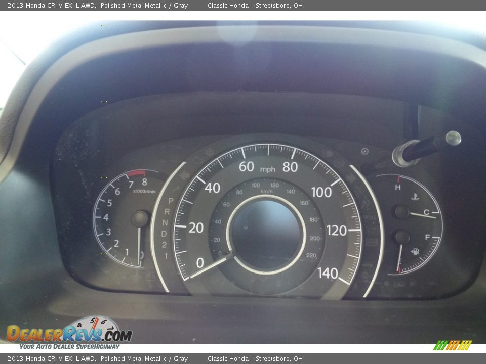 2013 Honda CR-V EX-L AWD Polished Metal Metallic / Gray Photo #24