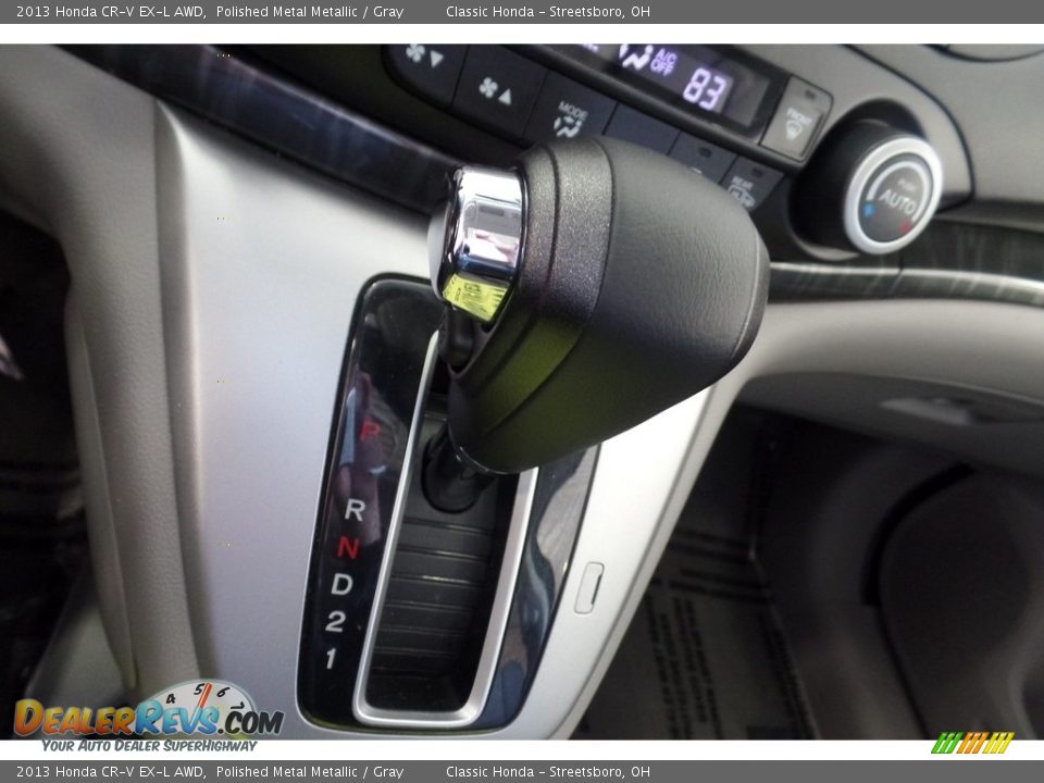 2013 Honda CR-V EX-L AWD Polished Metal Metallic / Gray Photo #28