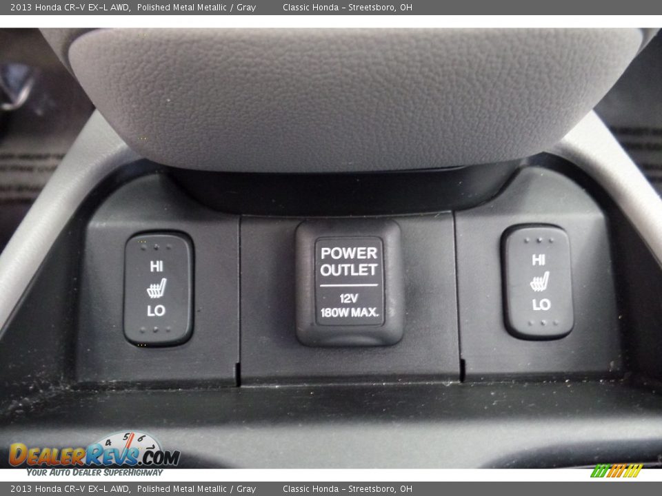2013 Honda CR-V EX-L AWD Polished Metal Metallic / Gray Photo #29