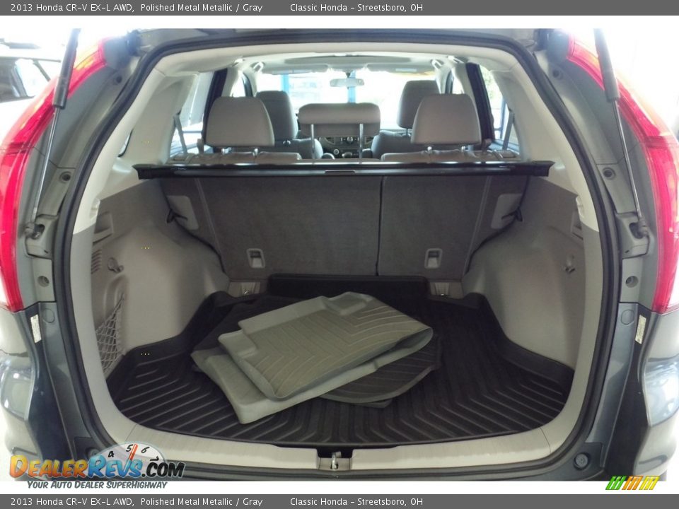 2013 Honda CR-V EX-L AWD Polished Metal Metallic / Gray Photo #32