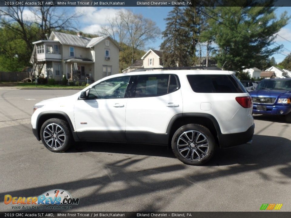 2019 GMC Acadia SLT AWD White Frost Tricoat / Jet Black/Kalahari Photo #5