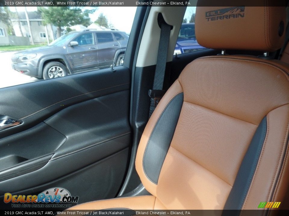 2019 GMC Acadia SLT AWD White Frost Tricoat / Jet Black/Kalahari Photo #13