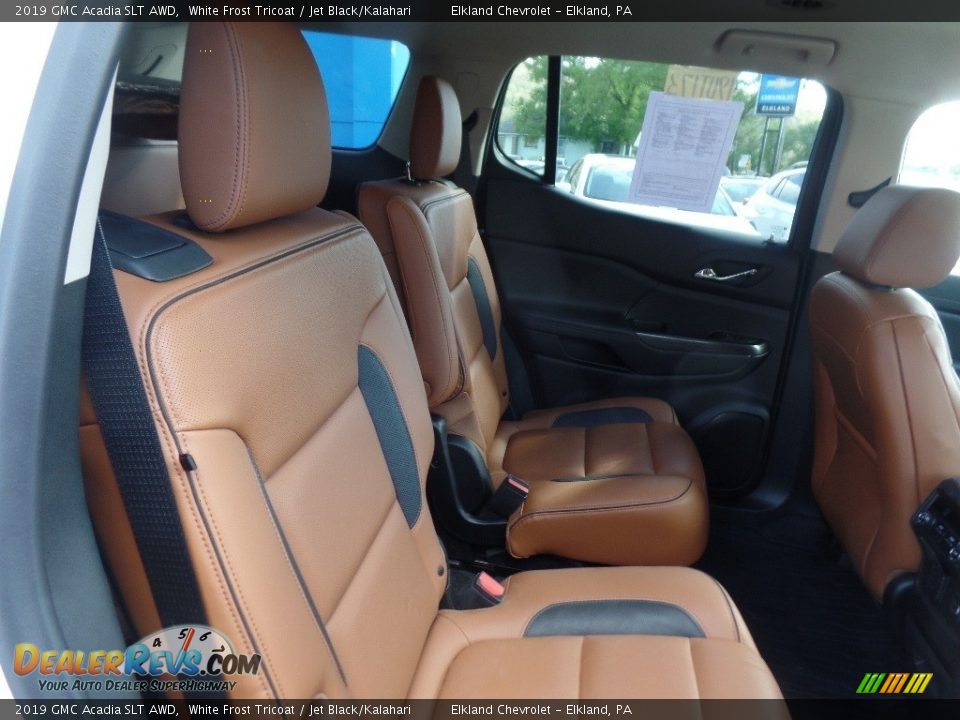 2019 GMC Acadia SLT AWD White Frost Tricoat / Jet Black/Kalahari Photo #14
