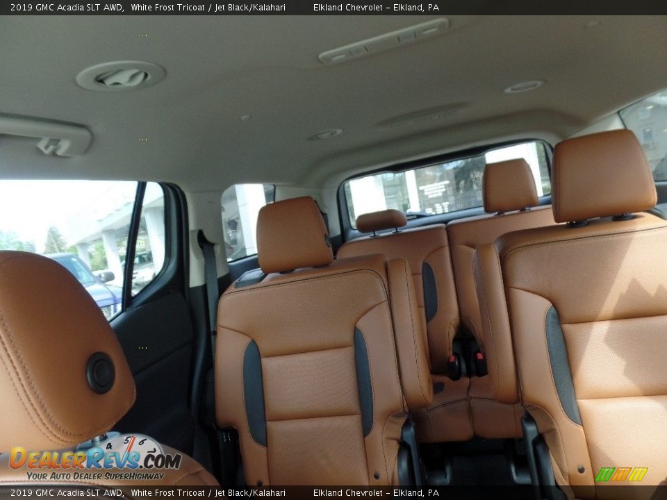 2019 GMC Acadia SLT AWD White Frost Tricoat / Jet Black/Kalahari Photo #16