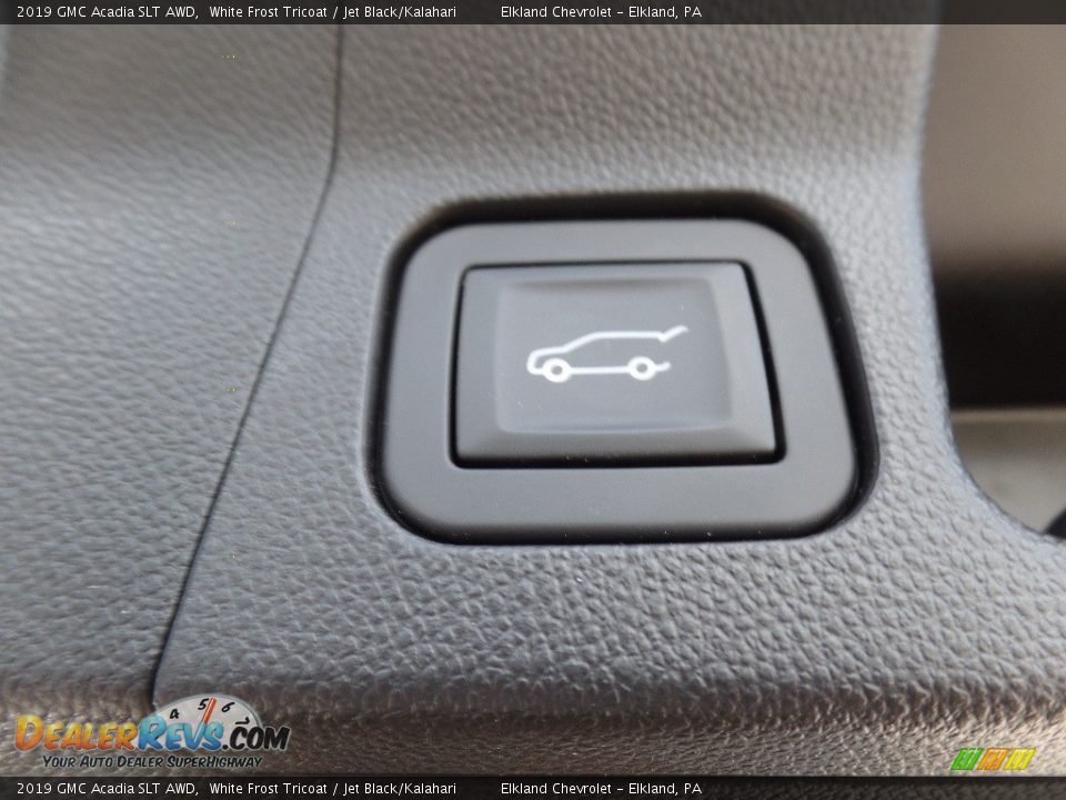 2019 GMC Acadia SLT AWD White Frost Tricoat / Jet Black/Kalahari Photo #18