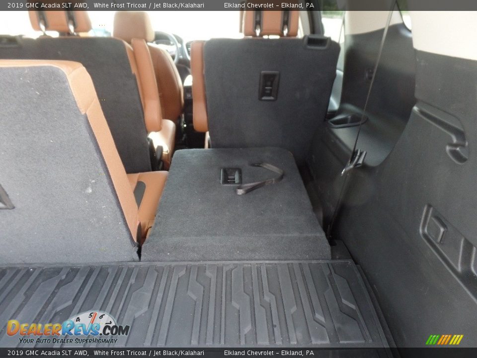 2019 GMC Acadia SLT AWD White Frost Tricoat / Jet Black/Kalahari Photo #19
