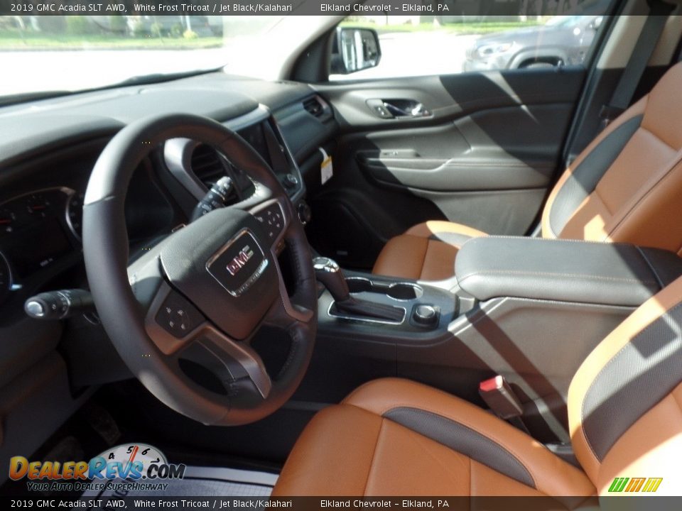 2019 GMC Acadia SLT AWD White Frost Tricoat / Jet Black/Kalahari Photo #23
