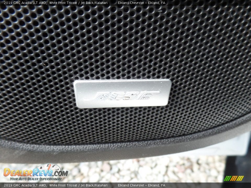 2019 GMC Acadia SLT AWD White Frost Tricoat / Jet Black/Kalahari Photo #24