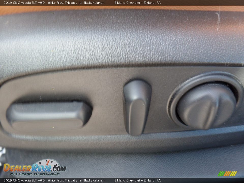 2019 GMC Acadia SLT AWD White Frost Tricoat / Jet Black/Kalahari Photo #28