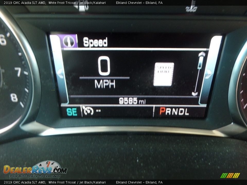2019 GMC Acadia SLT AWD White Frost Tricoat / Jet Black/Kalahari Photo #32