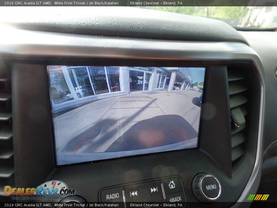 2019 GMC Acadia SLT AWD White Frost Tricoat / Jet Black/Kalahari Photo #35