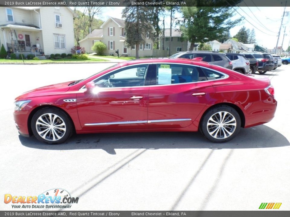 2019 Buick LaCrosse Essence AWD Red Quartz Tintcoat / Ebony Photo #8