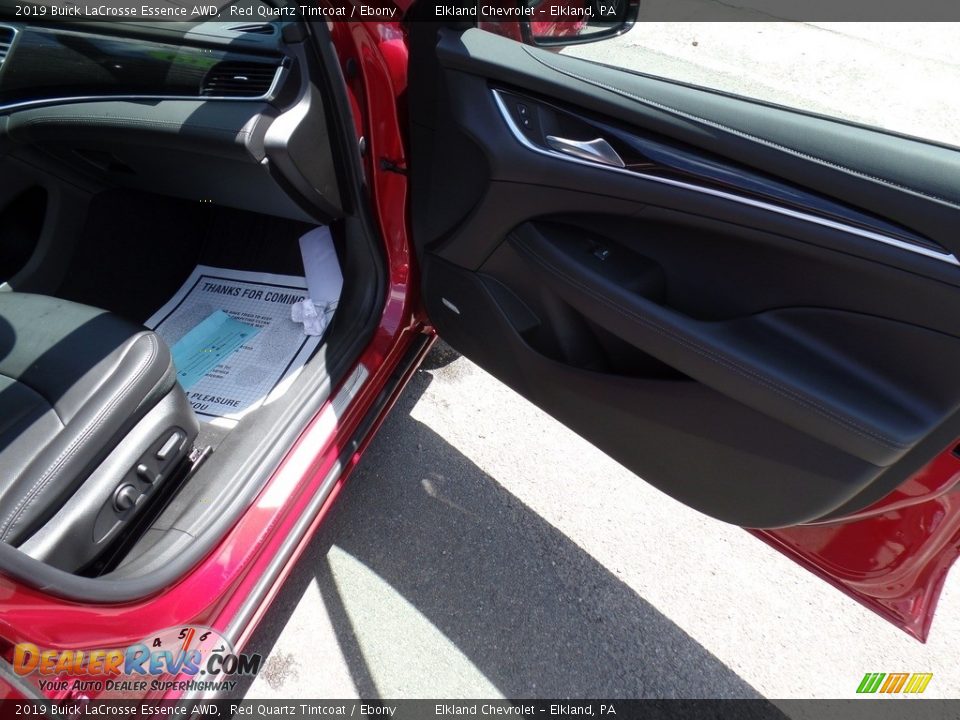 2019 Buick LaCrosse Essence AWD Red Quartz Tintcoat / Ebony Photo #36