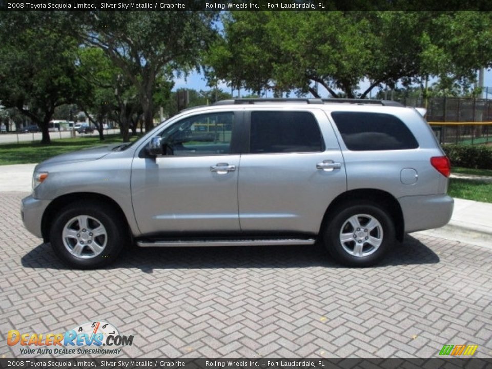 2008 Toyota Sequoia Limited Silver Sky Metallic / Graphite Photo #3