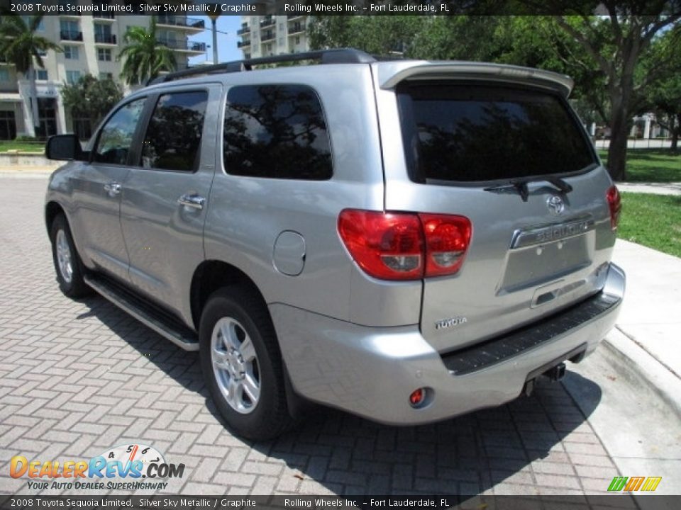 2008 Toyota Sequoia Limited Silver Sky Metallic / Graphite Photo #5
