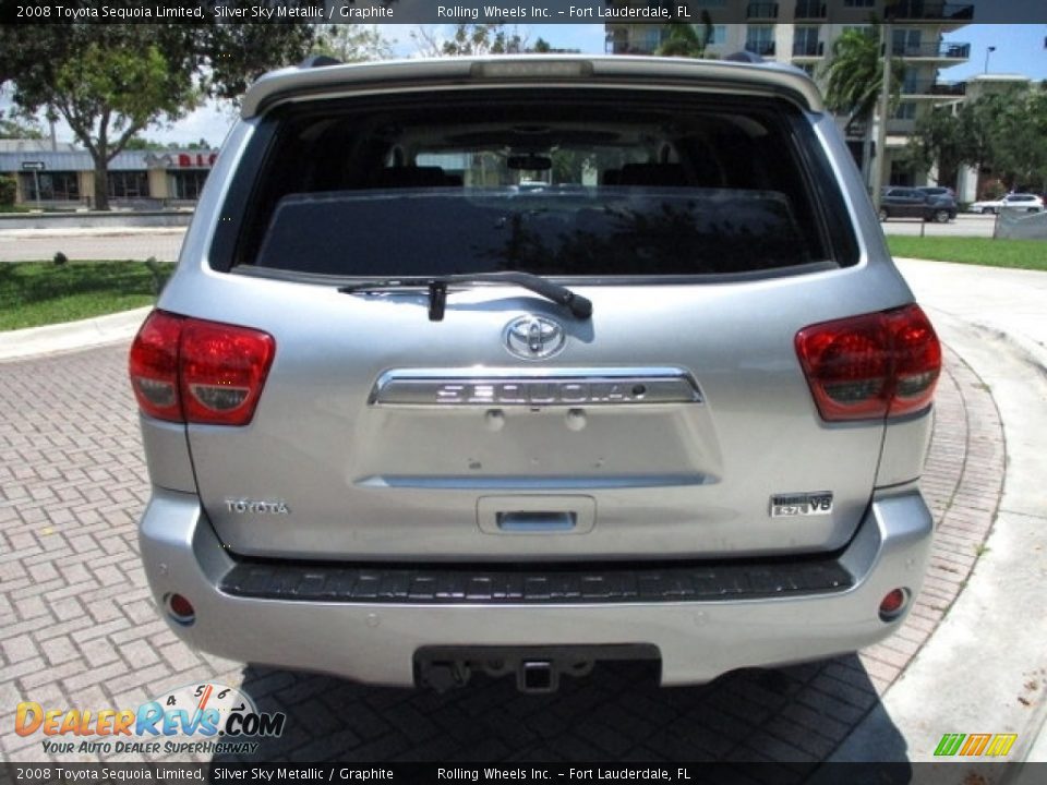 2008 Toyota Sequoia Limited Silver Sky Metallic / Graphite Photo #7