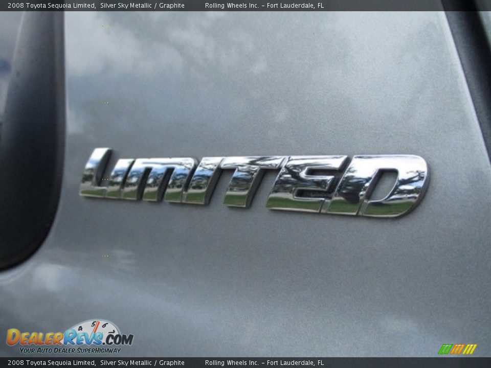 2008 Toyota Sequoia Limited Silver Sky Metallic / Graphite Photo #8