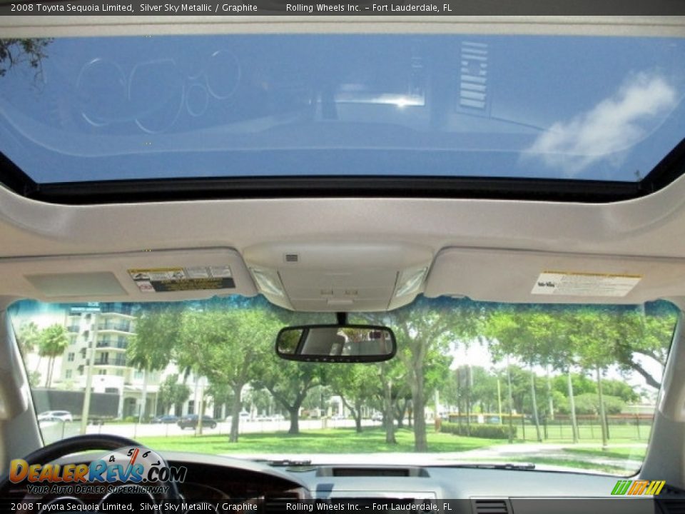 2008 Toyota Sequoia Limited Silver Sky Metallic / Graphite Photo #10