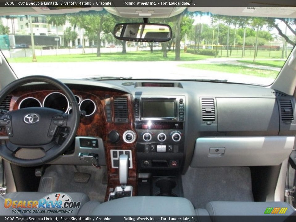 2008 Toyota Sequoia Limited Silver Sky Metallic / Graphite Photo #12