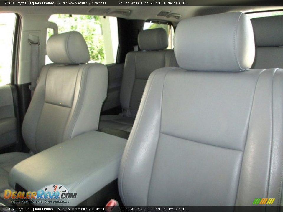 2008 Toyota Sequoia Limited Silver Sky Metallic / Graphite Photo #14