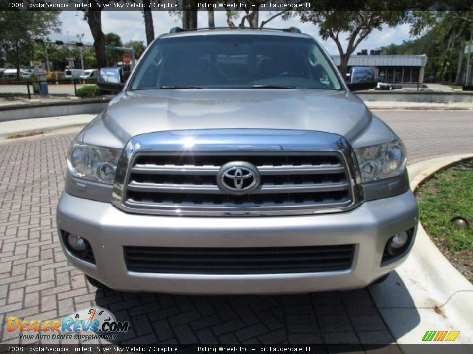 2008 Toyota Sequoia Limited Silver Sky Metallic / Graphite Photo #15